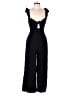 L Space 100% Rayon Solid Black Jumpsuit Size M - photo 1
