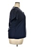 Unbranded 100% Polyester Blue Short Sleeve Blouse Size XXL - photo 4