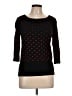 White House Black Market Polka Dots Black Pullover Sweater Size L - photo 1