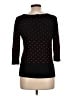 White House Black Market Polka Dots Black Pullover Sweater Size L - photo 2
