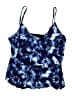 Aqua Green Tie-dye Blue Swimsuit Top Size XL - photo 1