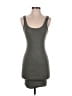 Bozzolo Solid Gray Casual Dress Size S - photo 1