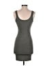 Bozzolo Solid Gray Casual Dress Size S - photo 2