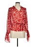 Derek Lam 100% Polyester Red 3/4 Sleeve Blouse Size EU (IT) 42 / US 6 - photo 1