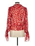 Derek Lam 100% Polyester Red 3/4 Sleeve Blouse Size EU (IT) 42 / US 6 - photo 2