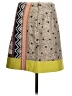 Leifnotes Graphic Green Casual Skirt Size 4 - photo 2