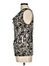 Le Suit Separates Silver Sleeveless Blouse Size M - photo 5