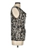 Le Suit Separates Silver Sleeveless Blouse Size M - photo 4