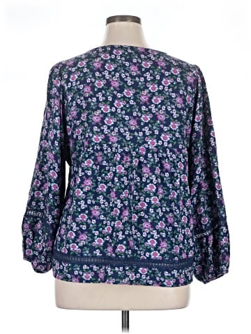 Lucky Brand 3/4 Sleeve Blouse (view 2)