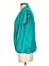 Reba 100% Polyester Teal Short Sleeve Blouse Size S - photo 5