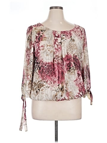 Sara Michelle 3/4 Sleeve Blouse (view 1)