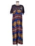 Assorted Brands Paisley Blue Casual Dress Size L - photo 1