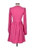 Saloni 100% Polyester Hearts Pink Cocktail Dress Size 0 - photo 2