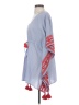 Tory Burch 100% Cotton Blue Poncho Size XS - photo 5