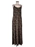 Naif Floral Brown Casual Dress Size L - photo 1