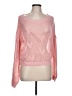 Assorted Brands Metallic Pink Pullover Sweater Size L - photo 1