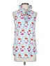 Mud Pie 100% Polyester Blue Sleeveless Blouse Size XS - photo 1