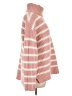 Caslon Stripes Pink Turtleneck Sweater Size L - photo 4