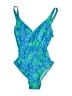 Assorted Brands Tweed Blue One Piece Swimsuit Size 2X - photo 1