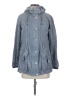 Free People 100% Polyester Blue Denim Jacket Size 2 - photo 1