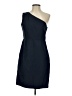 J.Crew 100% Polyester Solid Blue Cocktail Dress Size 4 - photo 1