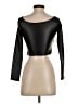 Shein Black 3/4 Sleeve Top Size 2 - photo 2
