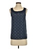 LC Lauren Conrad 100% Polyester Blue Sleeveless Blouse Size XS - photo 1