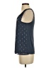 LC Lauren Conrad 100% Polyester Blue Sleeveless Blouse Size XS - photo 5