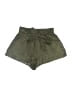 Zara Solid Green Shorts Size S - photo 1