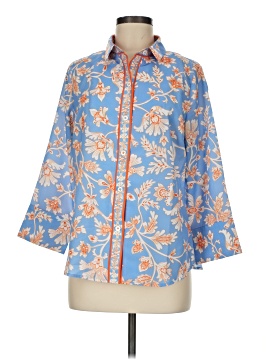 Gretchen Scott Designs 3/4 Sleeve Button Down Shirt