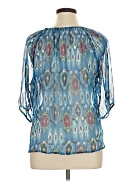 a.n.a. A New Approach Short Sleeve Blouse (view 2)