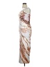 Shein 100% Polyester Graphic Ivory Cocktail Dress Size XL - photo 5