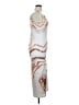 Shein 100% Polyester Graphic Ivory Cocktail Dress Size XL - photo 4