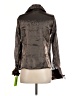 Agora Metallic Black Long Sleeve Blouse Size S - photo 2