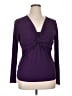 Boden Purple Long Sleeve Top Size 16 - photo 1