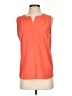 Van Heusen 100% Polyester Orange Sleeveless Blouse Size S - photo 1