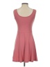 Unbranded Solid Pink Casual Dress Size S - photo 2