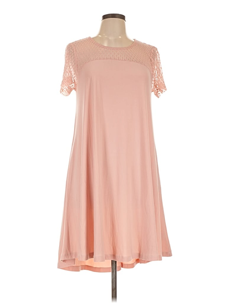Pre-owned Nina Leonard Casual Dress In Pink