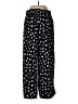 Ann Taylor 100% Polyester Polka Dots Black Casual Pants Size M - photo 2