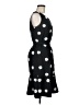 Talbots Polka Dots Black Casual Dress Size 8 - photo 4