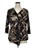 Cato Brown 3/4 Sleeve Blouse Size 14 - 16 - photo 1