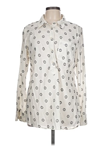 Merona Long Sleeve Blouse (view 1)