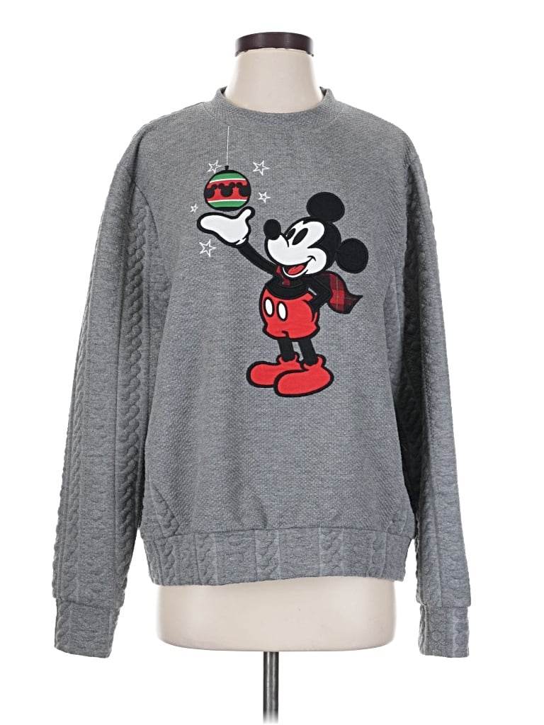 Pre-owned Disney Sweatshirt In Gray