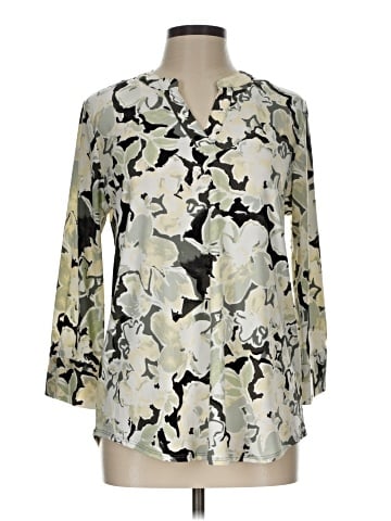 Anne Klein 3/4 Sleeve Blouse (view 1)