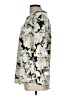 Anne Klein Floral Silver 3/4 Sleeve Blouse Size L - photo 5