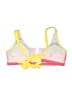 Popvil Color Block Pink Swimsuit Top Size XL - photo 2