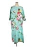 Unbranded 100% Polyester Floral Teal Casual Dress Size 4X - photo 1