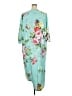 Unbranded 100% Polyester Floral Teal Casual Dress Size 4X - photo 2