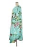 Unbranded 100% Polyester Floral Teal Casual Dress Size 4X - photo 5