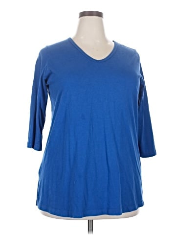 Woman Within 3/4 Sleeve T-Shirt (view 1)